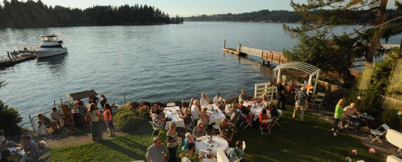 parties and receptions at the Chapel on Echo Bay